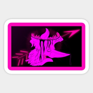 Drooling Gage Beast [Neon] Sticker